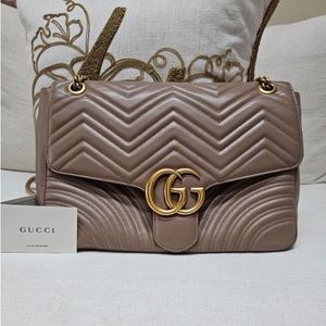 GUCCI MARMONT FLAP BAG